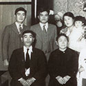 T. Tanaka family at Guadalupe Buddhist Church, 1933